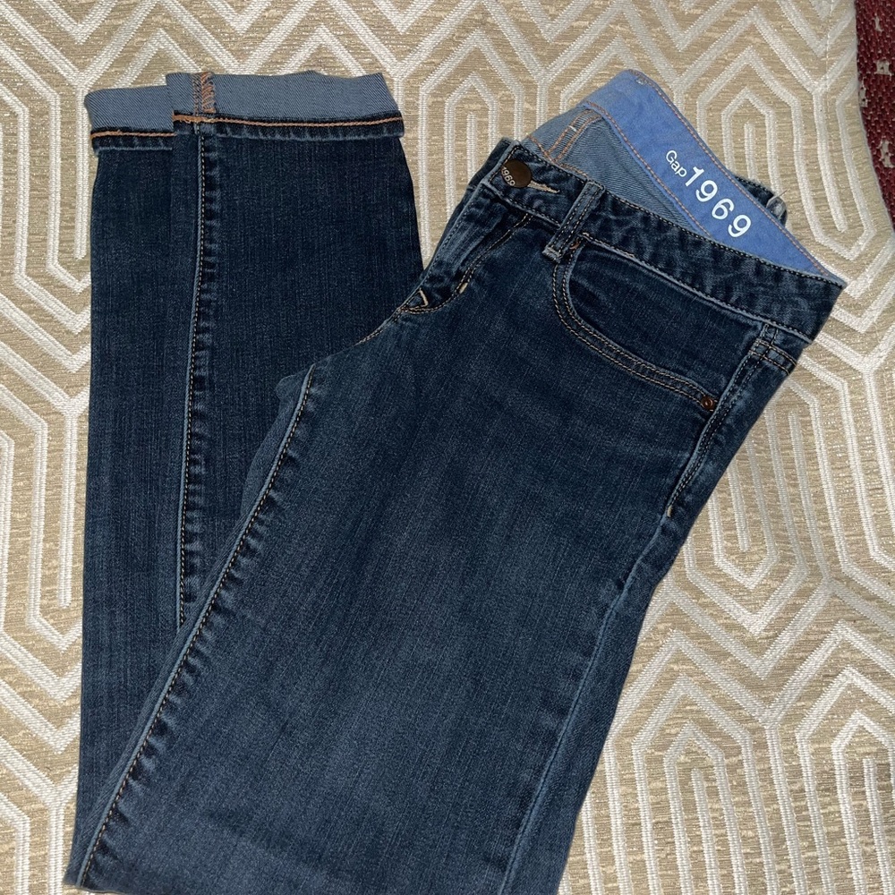 GAP Women's Deep Indigo Skinny Jeans